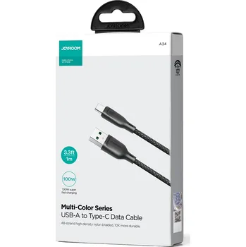 Datový kabel Kabel Joyroom USB - USB typ C 1 m černý