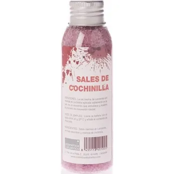 Koupelová sůl Mořská sůl do koupele s košenilou