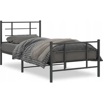 Postel Jednolůžková kovová postel GV1 90x200 černá