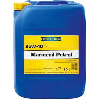 Motorový olej OLEJ PRO STACIONÁRNÍ MOTORY RAVENOL MARINEOIL PETROL 25W40 SYNTETICKÝ 20L