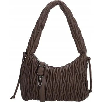 Dámska kabelka přes rameno Charm London West End - tmavě hnědá - 23x25 cm