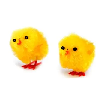 Velikonoční dekorace Velikonoční dekorace kuře - 12 ks - žlutá