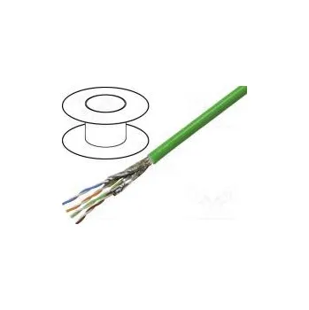 Síťový kabel Vodič S/FTP průmyslový Ethernet,PROFINET 6a drát Cu PVC