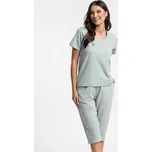 Dámské pyžamo Moraj BAVLNĚNÉ 3/4 kalhoty Pohodlné M