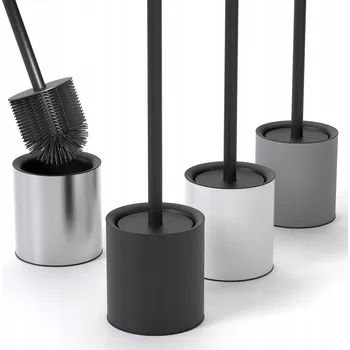 WC štětka SAVEGA - Silikonový kartáč na WC černý