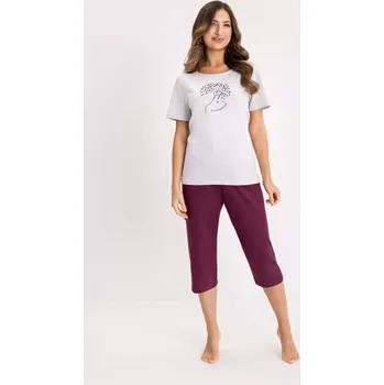 Pánská móda DÁMSKÉ PYŽAMO 732 W/26 fialová M