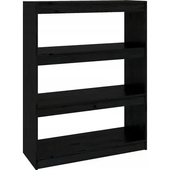 Knihovna Regál VidaXL 60 cm x 148 cm x 32 cm černý