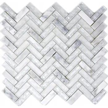 Obklad Mozaika WzorcowniaStudio 26,3 x 29,3 cm bílá