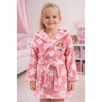 Dívčí župan Sun City Župan tlapková patrola Barva: tmavě růžová, Velikost: 104