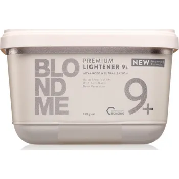 Odstraňovač barvy na vlasy Schwarzkopf Professional Blondme Premium Lightener 9+ zesvětlující pudr pro blond vlasy 450 g