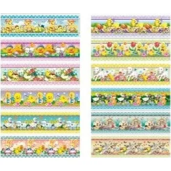 Velikonoční dekorace 703908 SMRŠŤOVACÍ FÓLIE NA VELIKONOČNÍ VEJCE - MIX VZORŮ