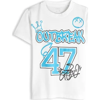 GATE Bavlněné oversize tričko s potiskem 12Y 426-0180/10