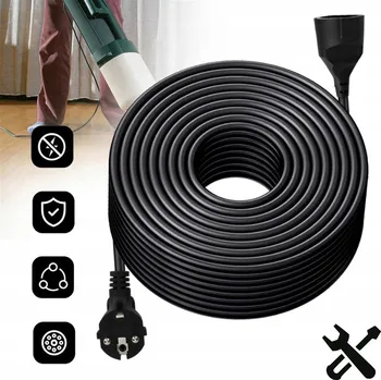 Napájecí kabel PRODLUŽOVACÍ KABEL STAVEBNÍ ZAHRADNÍ 30M 3×0,75mm2 230V UNIVERZÁLNÍ ZÁSUVKA