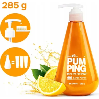 Dentální hygiena Zubní pasta PERIOE Whitening Pumping 285 g | Gelová | Citrusová Máta