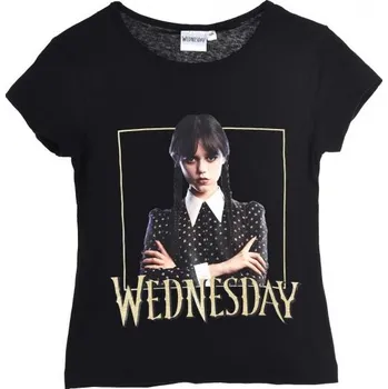 Dívčí oblečení Sun City Krátké tričko Wednesday Barva: Černá, Velikost: 140