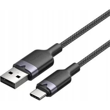 Datový kabel USB 2.0 kabel A na USB-C 3A Vention CTNBH 2M (černý)