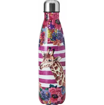 Termohrnek Kitchen Craft, Anglie Kitchen Craft - Termo lahev Wild At Heart Giraffe - 500 ml Barva: jako na obrázku