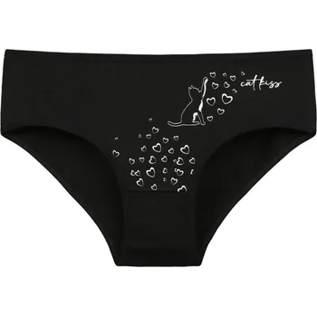 Dívčí kalhotky Donella 5071 Cat Kiss černé 146/152 Černá
