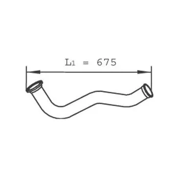 Výfuková trubka Výfuková trubka HOBI 36806