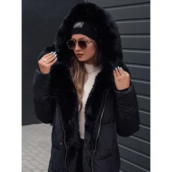 Dámská zimní bunda MORISIO s kapucí DStreet černá 2959428