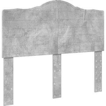 Čelo postele s čelo Betonově šedá 135 cm Kompozitní dřevo