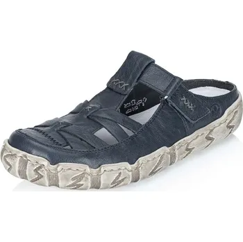 Dámské pantofle Dámské nazouváky RIEKER L0396-14 modrá S6 42