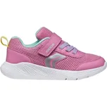 Dívčí volnočasová obuv Geox J SPRINTYE G. B 32 Růžová, Bílá