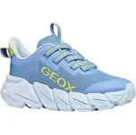 Dívčí volnočasová obuv Geox J FLEXYPER FAST A 32 Světle modrá, Žlutá