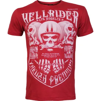 Pánská móda YAKUZA triko YPS 3806 red - XL