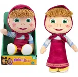 Plyšová Hračka Máša z pohádky Máša a medvěd PLYŠOVÁ PANENKA Máša 28 cm