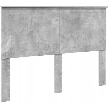 Čelo postele s čelo Betonově šedá 140 cm Kompozitní dřevo