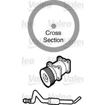 Auto-moto Těsnění, potrubí chladiva MERCEDES 1409970945