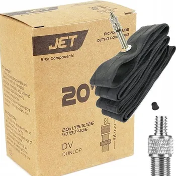 Duše na kolo Duše 20 x 1,75 1,90 1,95 2,0 2,10 2,125 2,15 2,20, ventilek DV 48mm (Dunlop)