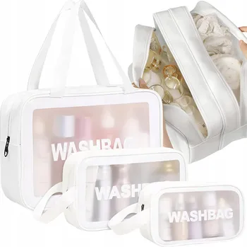 Kosmetická taška Kosmetická taštička suzimi CESTOVNÍ KOSMETICKÁ TAŠTIČKA DO LETADLA bílá