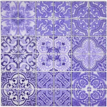 Obklad Skleněná mozaika WzorcowniaStudio 30 x 30 cm, odstíny růžové