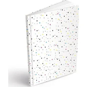 Blok MFP Záznamní kniha A4 200 listů linkovaná bílá/tečky