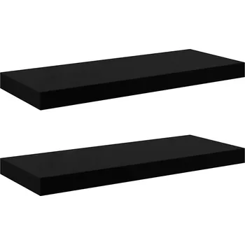 police Police MDF deska VidaXL 23,5 x 60 cm černá