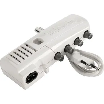 Příjem digitálního pozemního vysílání Zesilovač TV DVB-T2 FM Televes 552220 pro digitální televizi 1/3 s LTE filtrem 700