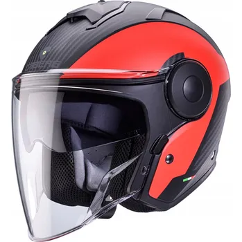 Helma na motorku Otevřená helma Jet CABERG s clonou SOHO MILANO, Barva: Černá matná, Velikost: S