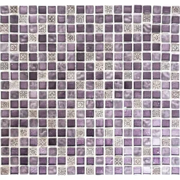 Obklad Mozaika WzorcowniaStudio 30,5 x 32,2 cm – odstíny růžové