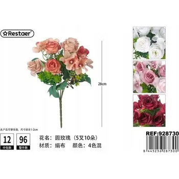 umělá květina Umělá Květina Růžová 28 cm Dekorace Vysoká kvalita