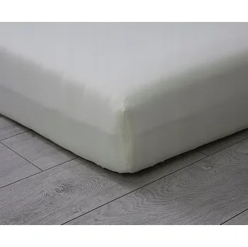 Prostěradlo Prostěradlo JERSEY s gumou 180x200 luxusní silné KRÉMOVÉ ecru