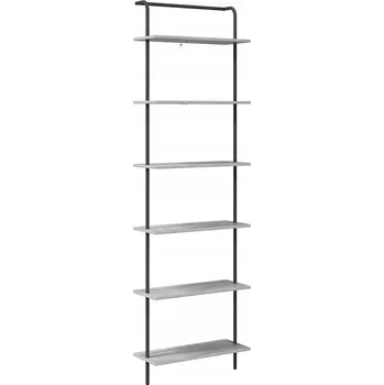 Knihovna Kovová police VidaXL 60 x 24 cm dub sonoma