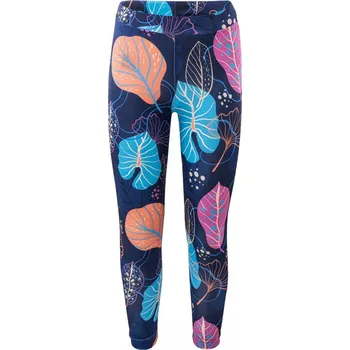 Dámské legíny Bejo dětské legíny dlouhé klasické s elastanem modré velikost 116