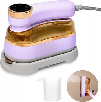 Žehlička MINI NAPAŘOVACÍ ŽEHLIČKA STEAMER 1000W PŘENOSNÁ SKLÁDACÍ NA ŽEHLENÍ OBLEČENÍ
