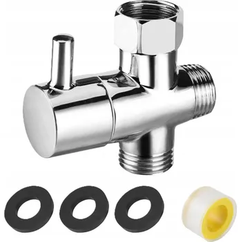 Ventil 3cestný ventil G1/2 mosazný přepínač sprchy T