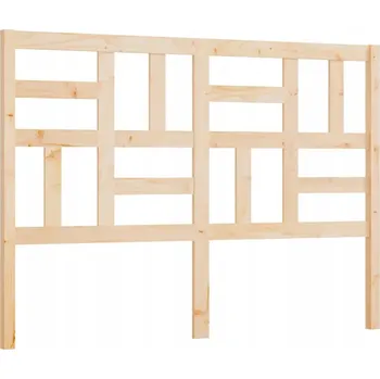 Čelo postele, 146 x 4 x 104 cm, masivní borovicové dřevo