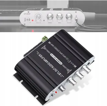 Hi-Fi Zesilovač ZESILOVAČ ZVUKU 2.1 KANÁLOVÝ DO AUTA I DOMU 20W×2 + 45W SUBWOOFER