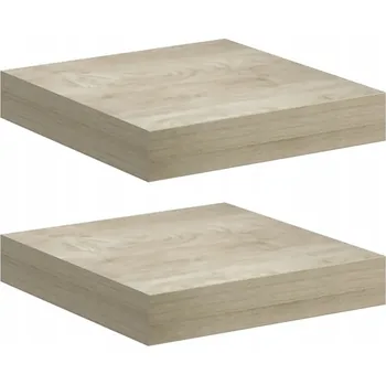 police Dřevěná police VidaXL 23 x 23 cm dub přírodní