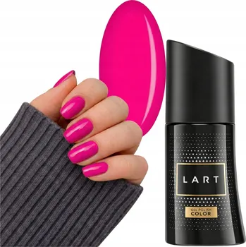 Lak na nehty Hybridní lak na nehty LART 8ml MEXICAN PINK 042 Manikúra Růžová